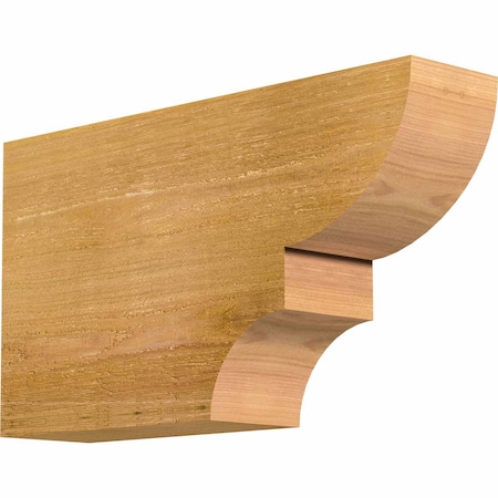Ekena Millwork Ridgewood Rough Sawn Rafter Tail, Western Red Cedar, 4"W x 10"H x 18"L RFT04X10X18RID00RWR